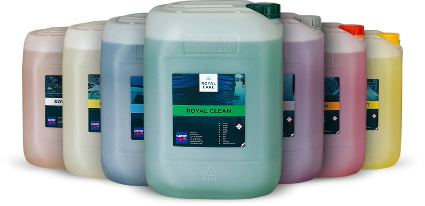 Gamme Cartec Royal Care pour stations et systèmes de lavage
