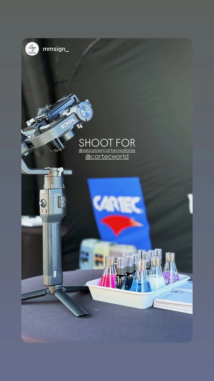 Présentation d’un équipement et de produits Cartec — démonstration Cartec du 25 avril 2026