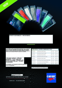 Depliant Cartec flyer microfiber cloths
