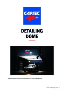 Guide Cartec gebruiksaanwijzing detailing dome