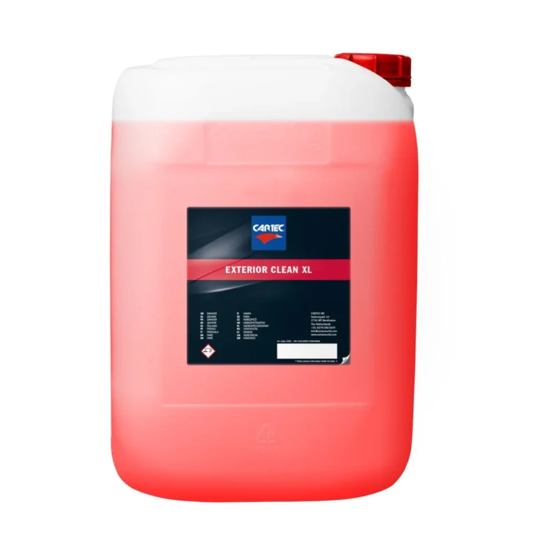 Bidon Cartec Exterior Clean XL, prélavage alcalin pour le film routier et les insectes