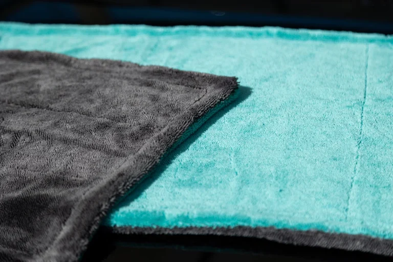D&eacute;tail de la texture des serviettes Cartec Aqua Drying Towel