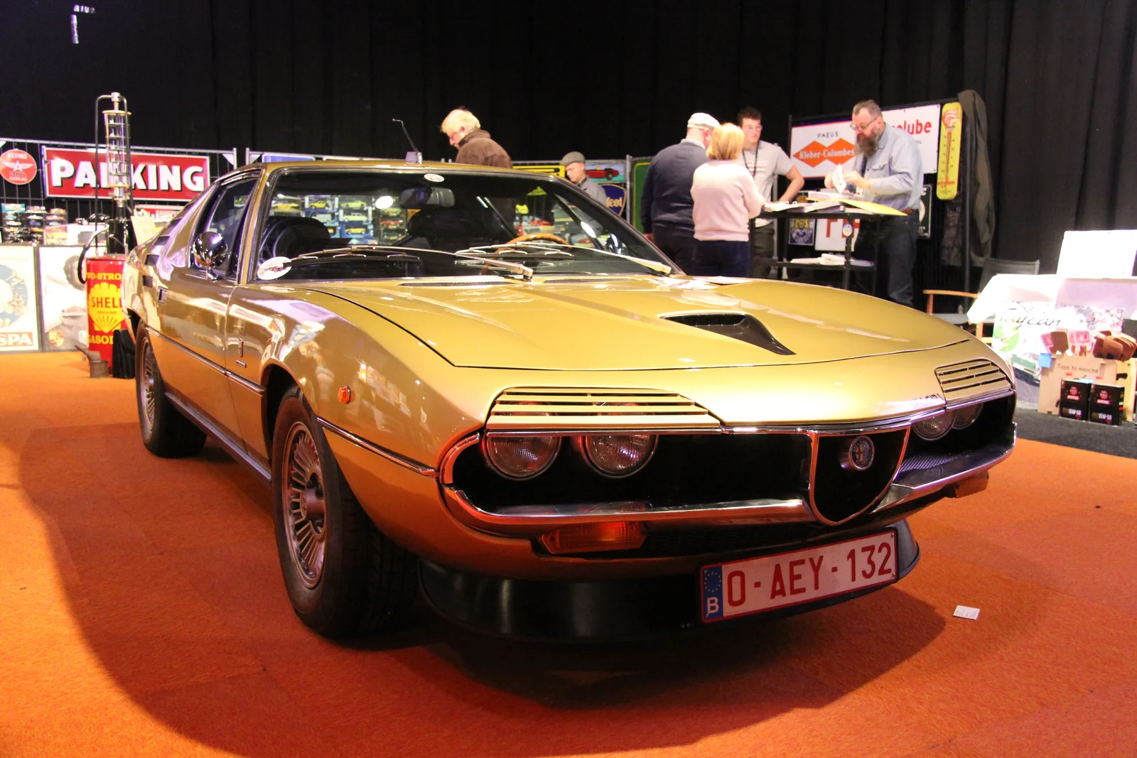 V&eacute;hicule ou d&eacute;tail photographi&eacute; lors de notre visite de Classic Expo Waregem 2023