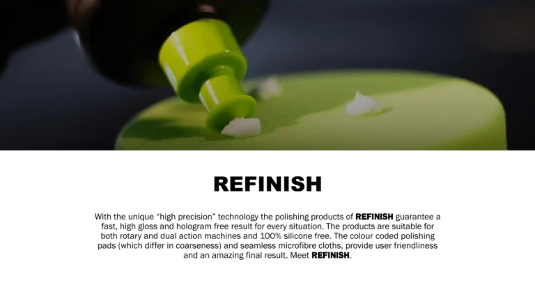 Produits Cartec Refinish, pads et accessoires de polissage professionnel