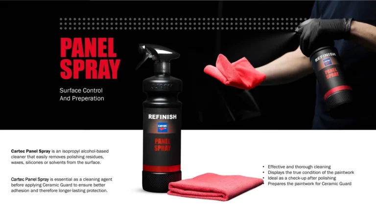 Produits Cartec Refinish, pads et accessoires de polissage professionnel