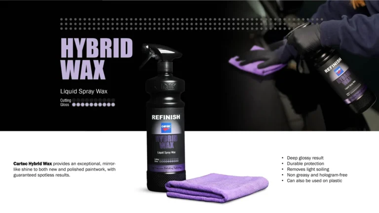 Produits Cartec Refinish, pads et accessoires de polissage professionnel