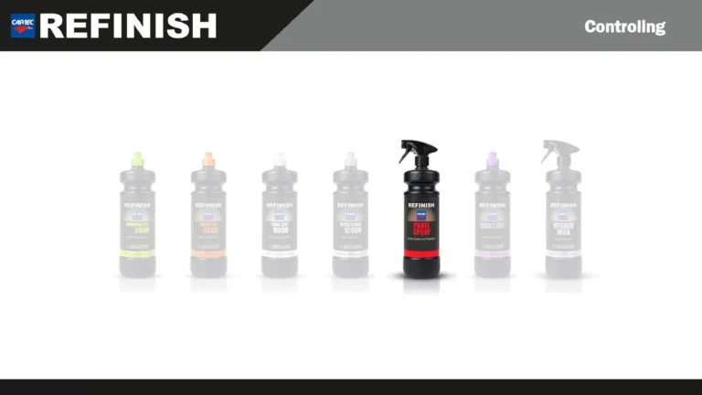 Produits Cartec Refinish, pads et accessoires de polissage professionnel