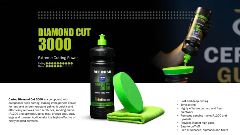 Produits Cartec Refinish, pads et accessoires de polissage professionnel