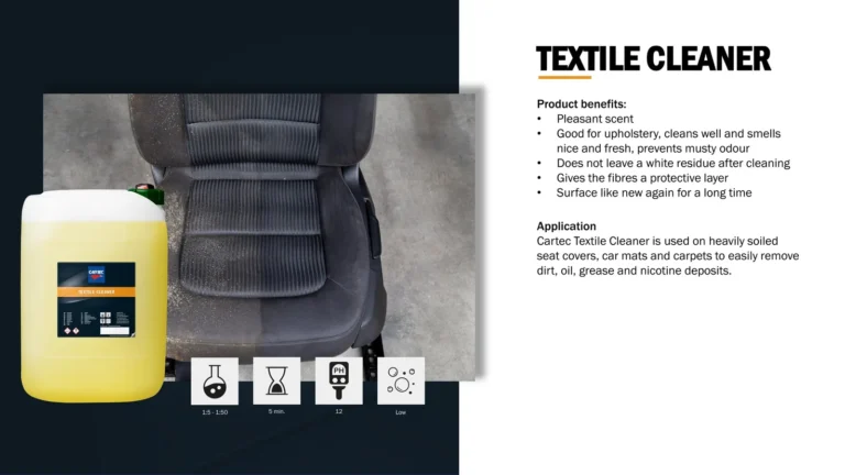 Produits et accessoires Cartec pour le nettoyage et l&rsquo;entretien de l&rsquo;habitacle