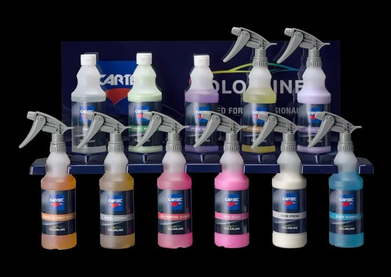 Produits et applications de nettoyage automobile Cartec Colorline