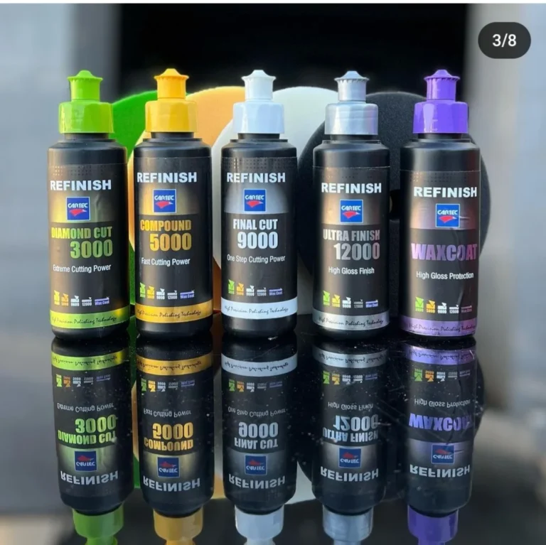 Produits Cartec Refinish, pads et accessoires de polissage professionnel