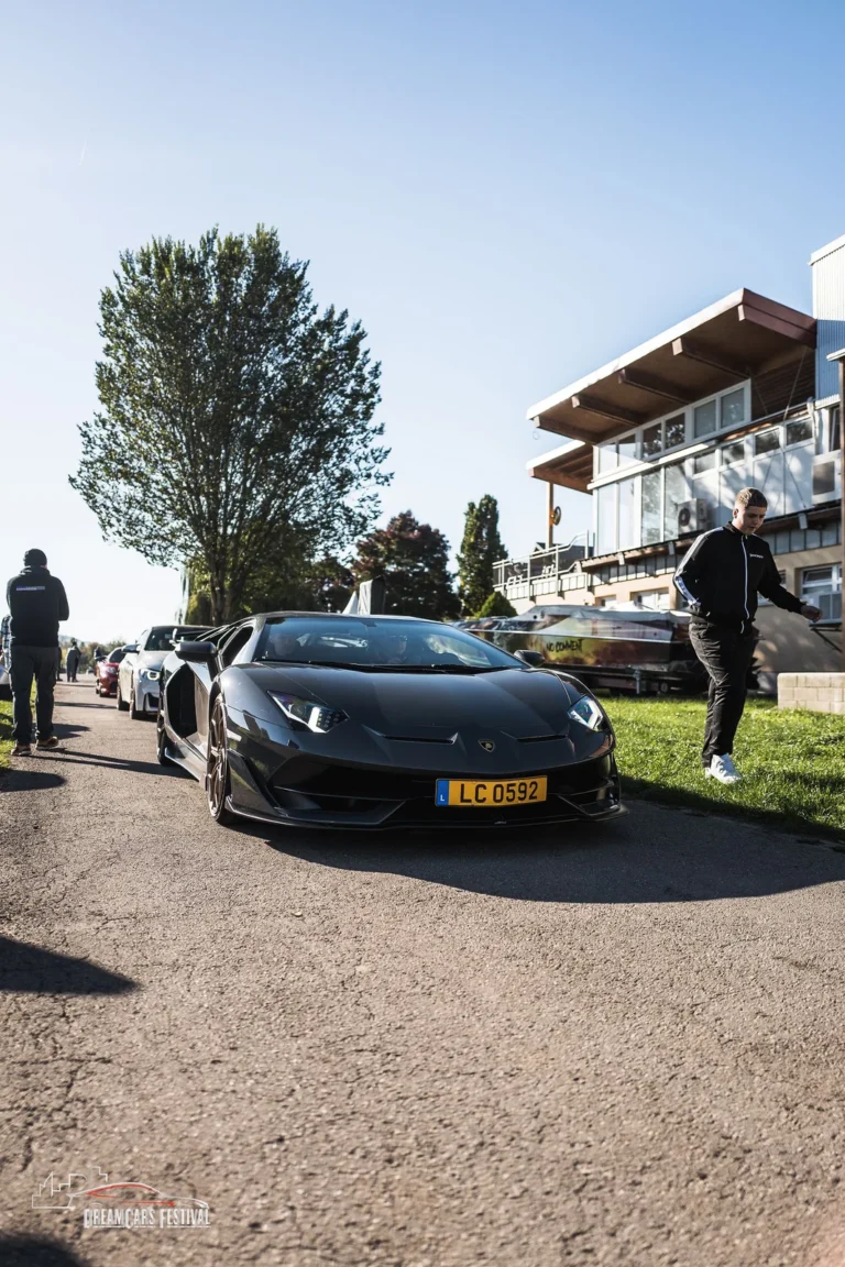 Voitures exposées au Dream Car Festival au Luxembourg