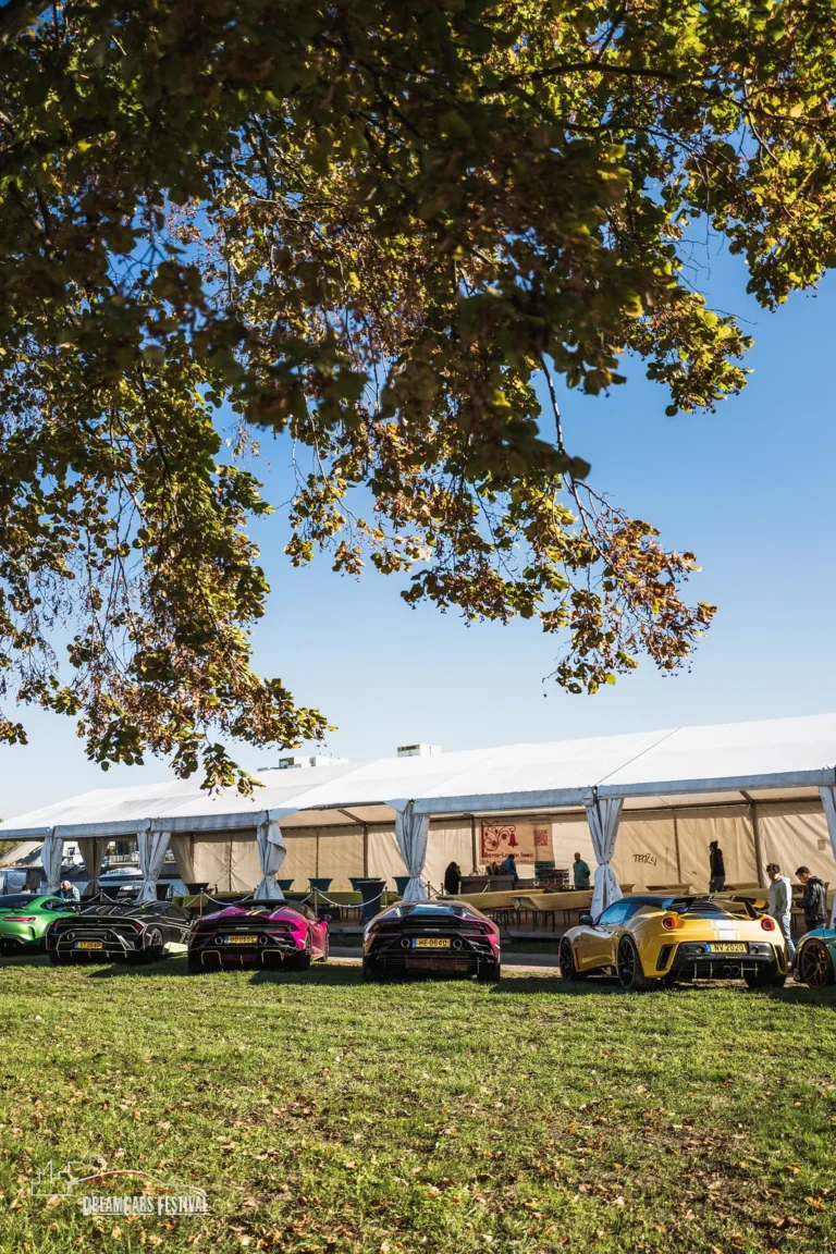 Voitures exposées au Dream Car Festival au Luxembourg