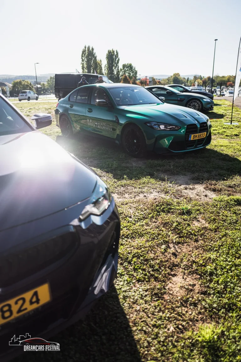Voitures exposées au Dream Car Festival au Luxembourg