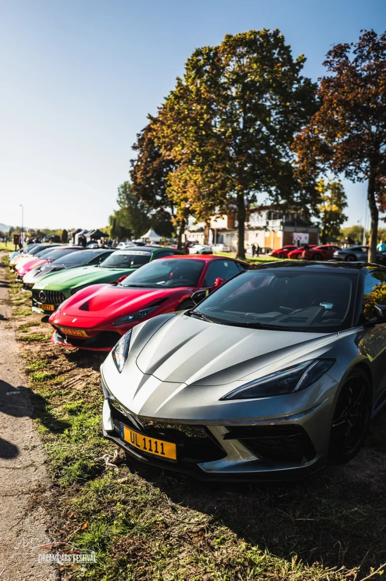 Voitures exposées au Dream Car Festival au Luxembourg