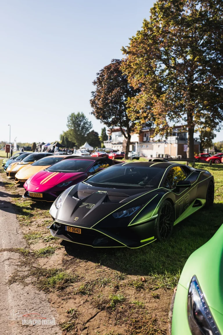 Voitures exposées au Dream Car Festival au Luxembourg