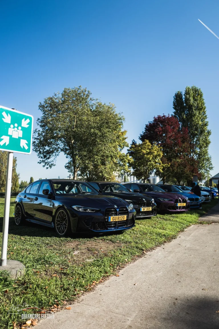 Voitures exposées au Dream Car Festival au Luxembourg