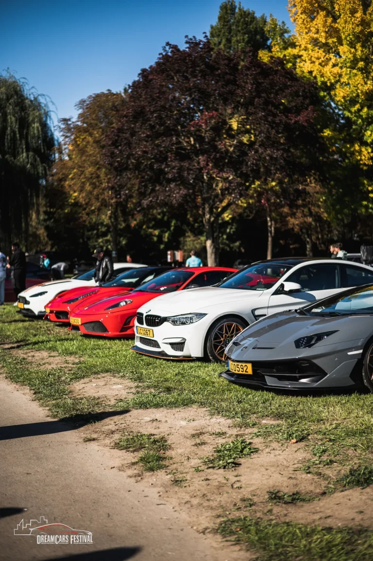 Voitures exposées au Dream Car Festival au Luxembourg