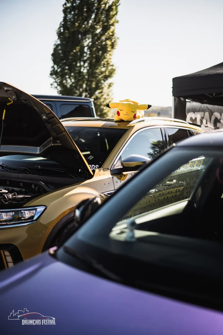 Voitures exposées au Dream Car Festival au Luxembourg