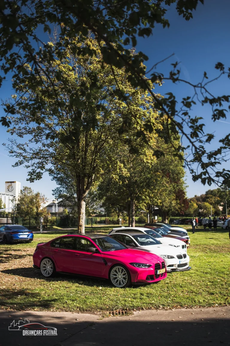 Voitures exposées au Dream Car Festival au Luxembourg