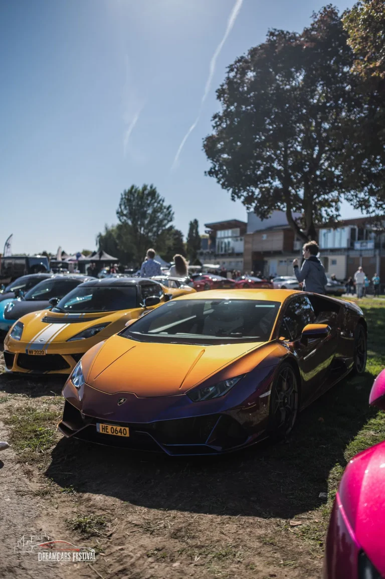 Voitures exposées au Dream Car Festival au Luxembourg