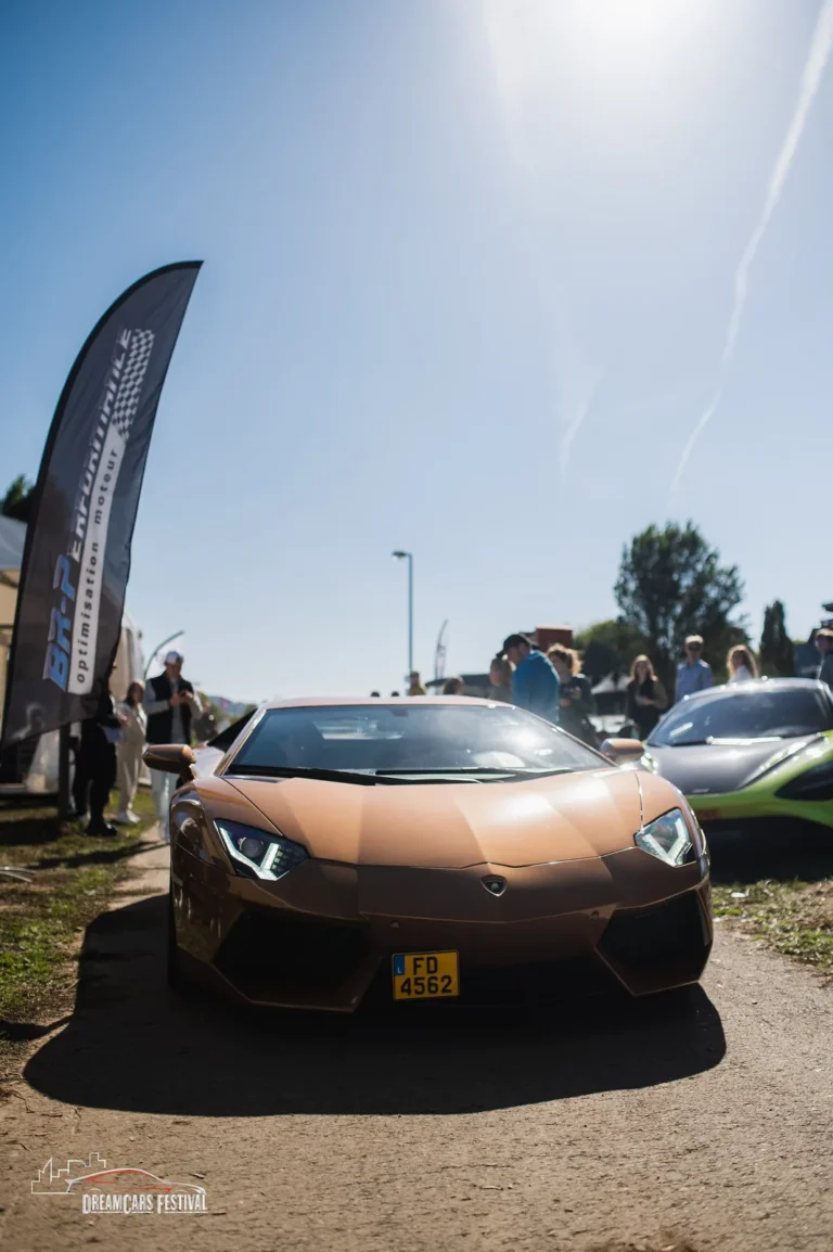 Voitures exposées au Dream Car Festival au Luxembourg
