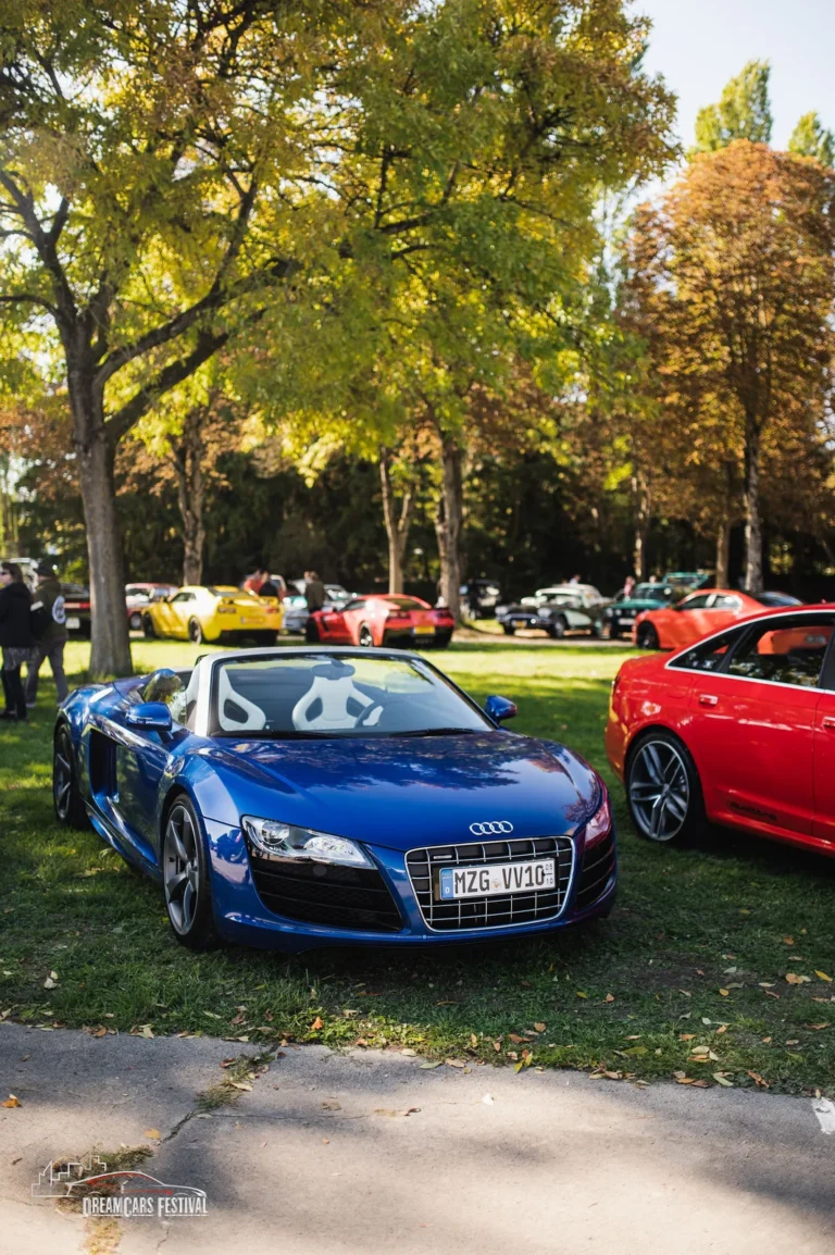 Voitures exposées au Dream Car Festival au Luxembourg
