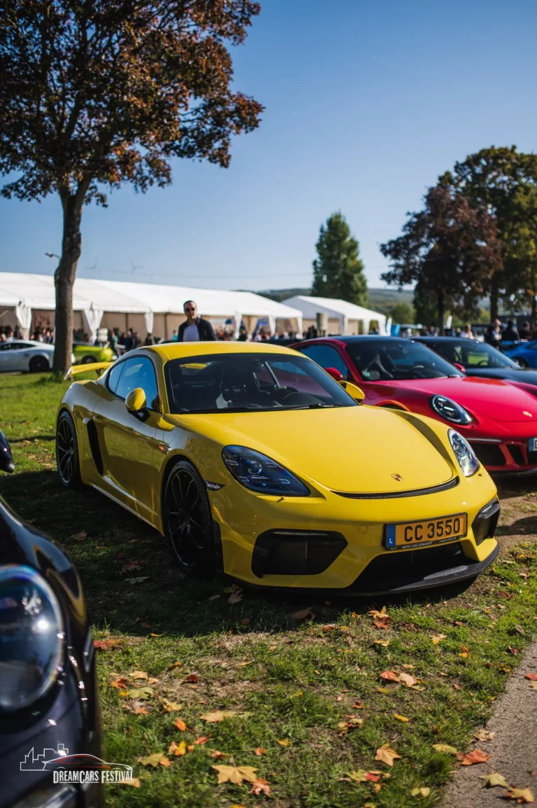 Voitures exposées au Dream Car Festival au Luxembourg