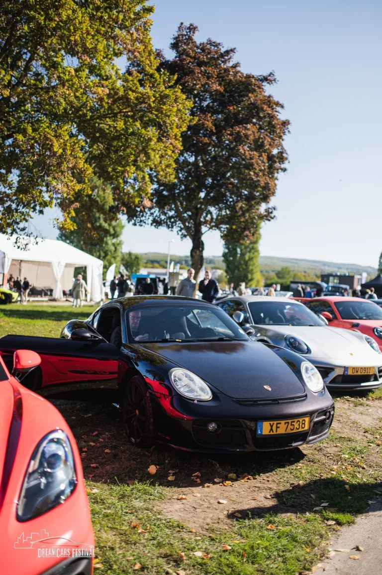 Voitures exposées au Dream Car Festival au Luxembourg