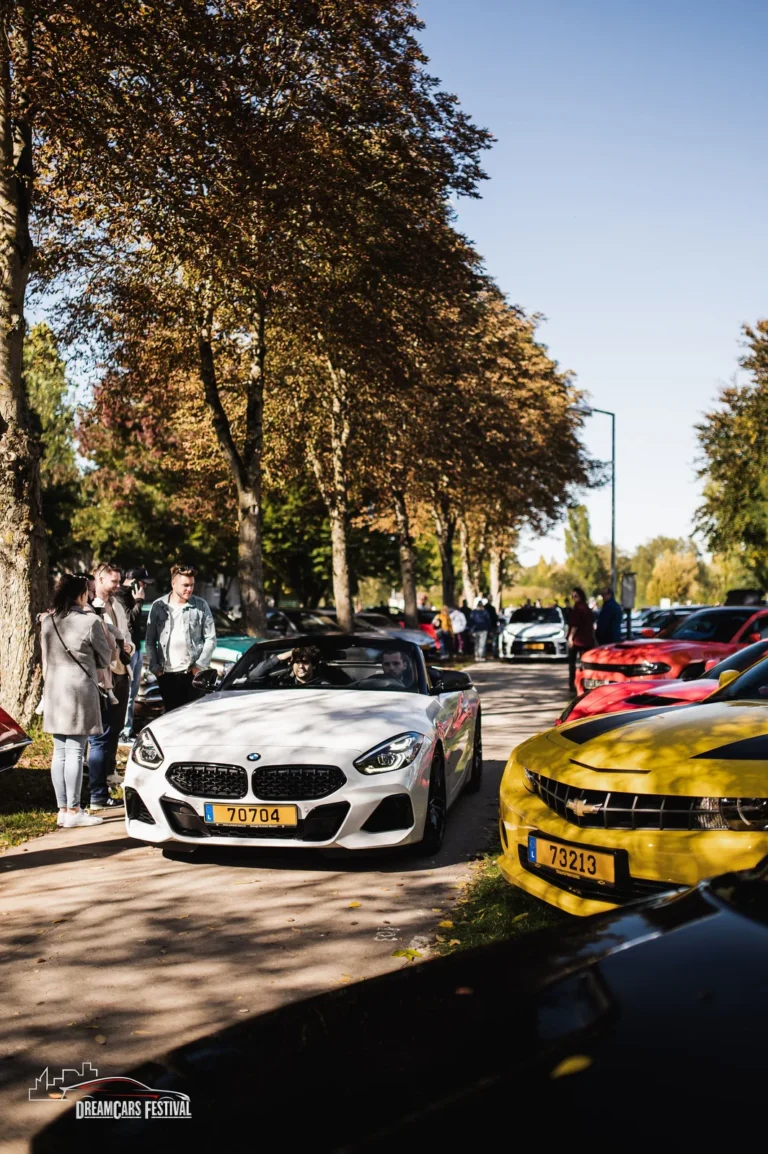 Voitures exposées au Dream Car Festival au Luxembourg