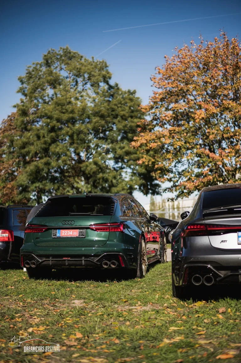 Voitures exposées au Dream Car Festival au Luxembourg