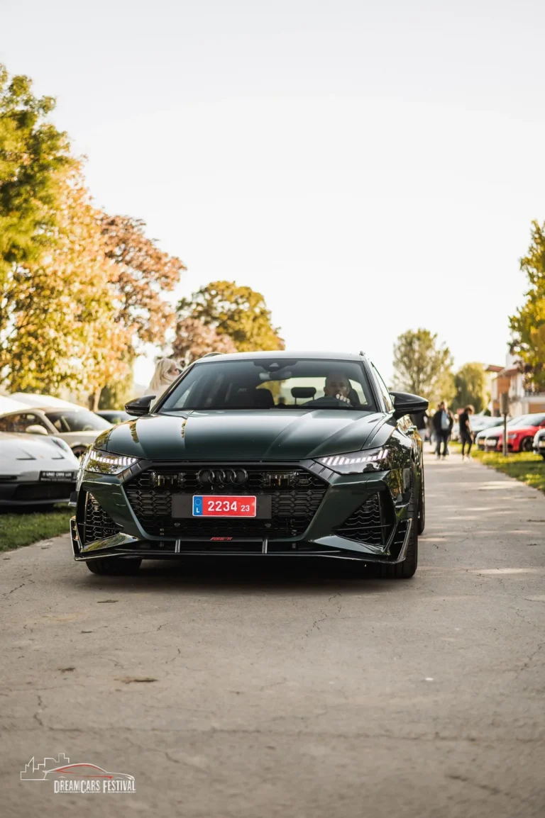 Voitures exposées au Dream Car Festival au Luxembourg
