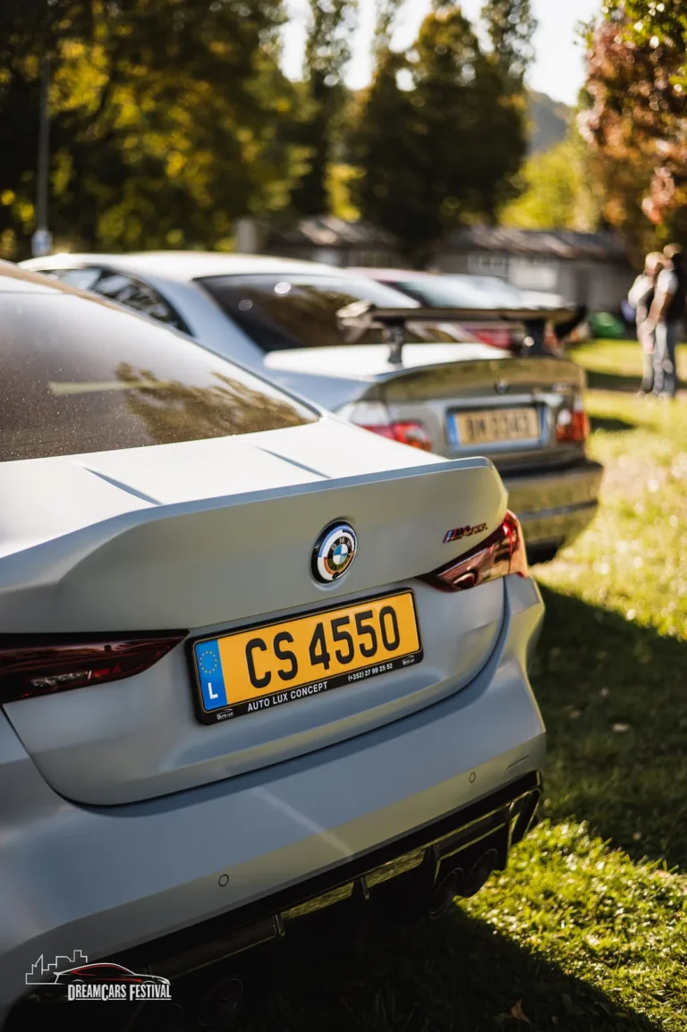 Voitures exposées au Dream Car Festival au Luxembourg