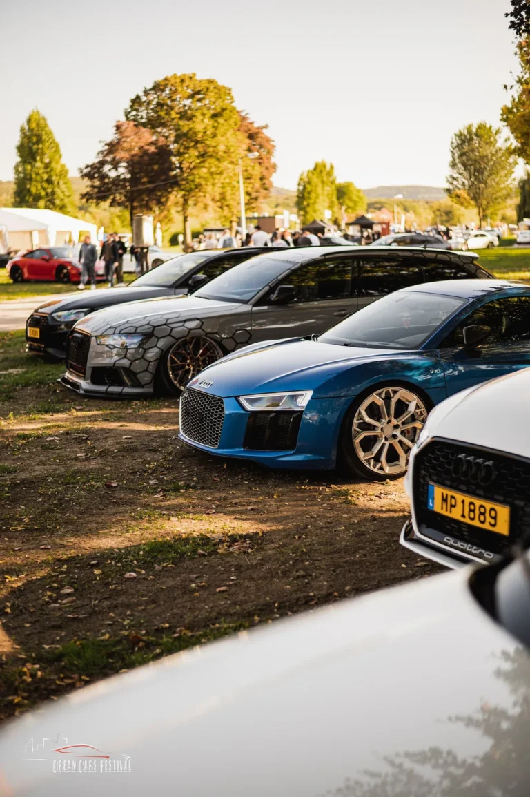 Voitures exposées au Dream Car Festival au Luxembourg