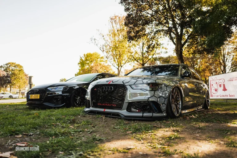 Voitures exposées au Dream Car Festival au Luxembourg