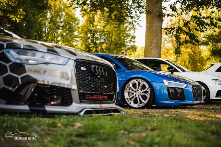 Voitures exposées au Dream Car Festival au Luxembourg