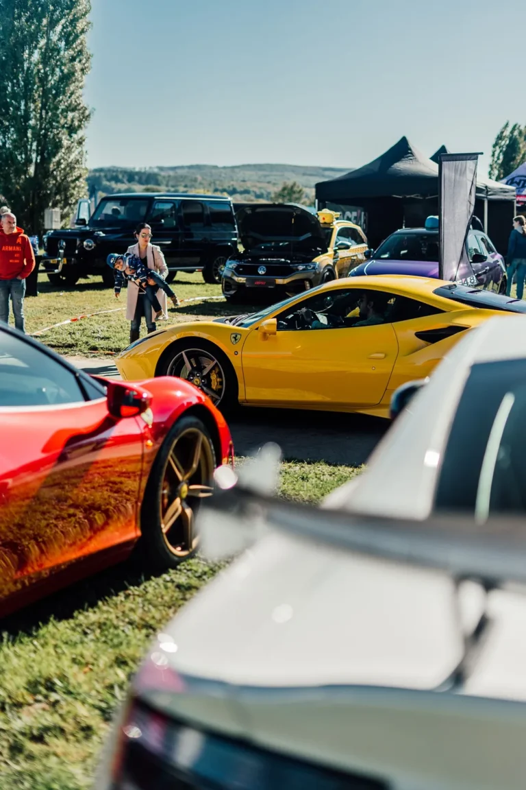 Voitures exposées au Dream Car Festival au Luxembourg