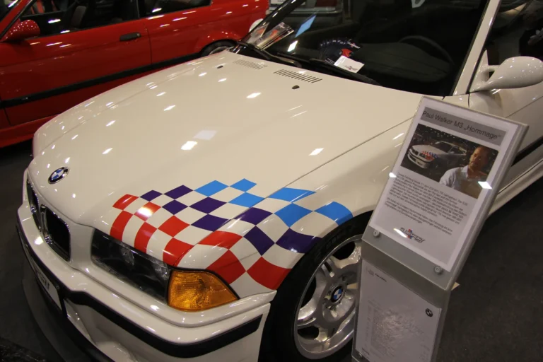 Capot d’une BMW de compétition — Essen Motor Show 2023