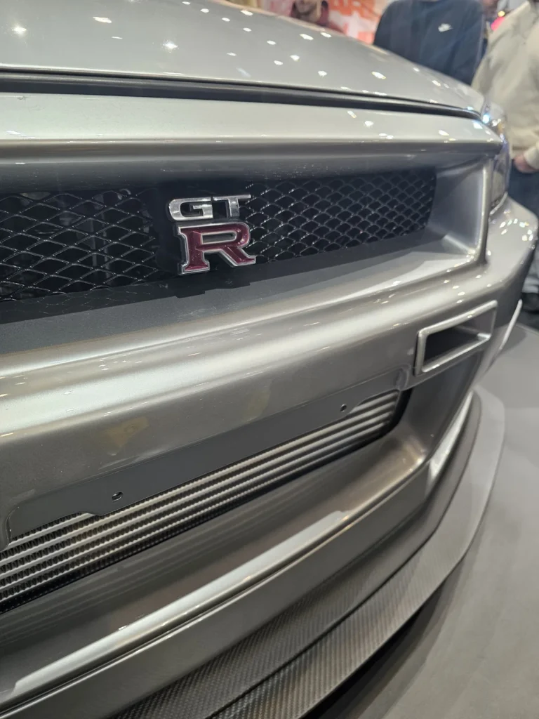 Détail de calandre Nissan GT-R à Essen Motor Show 2025