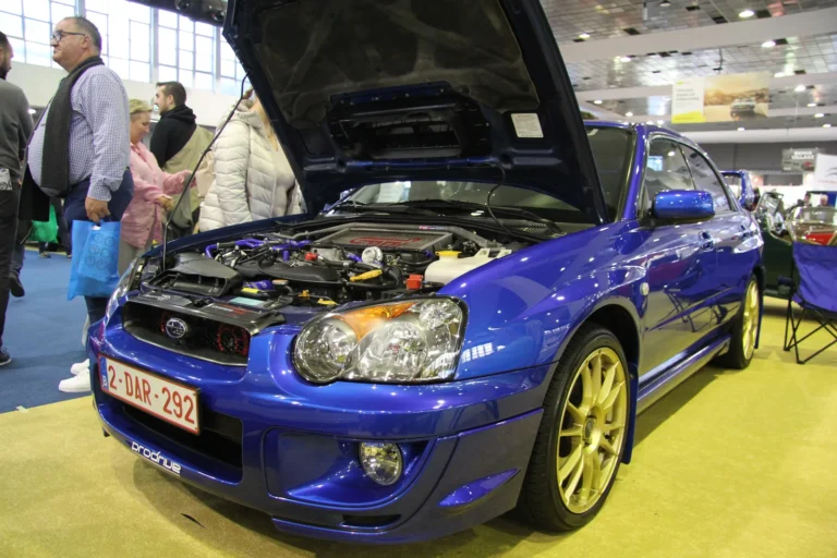 V&eacute;hicule ou d&eacute;tail photographi&eacute; lors de notre visite d&rsquo;InterClassics Bruxelles 2023