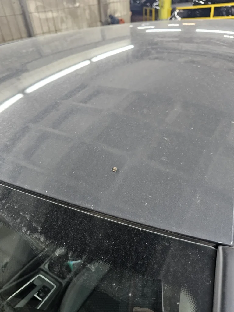Installation de lavage et v&eacute;hicule en cours de traitement avec la gamme Cartec Royal Care
