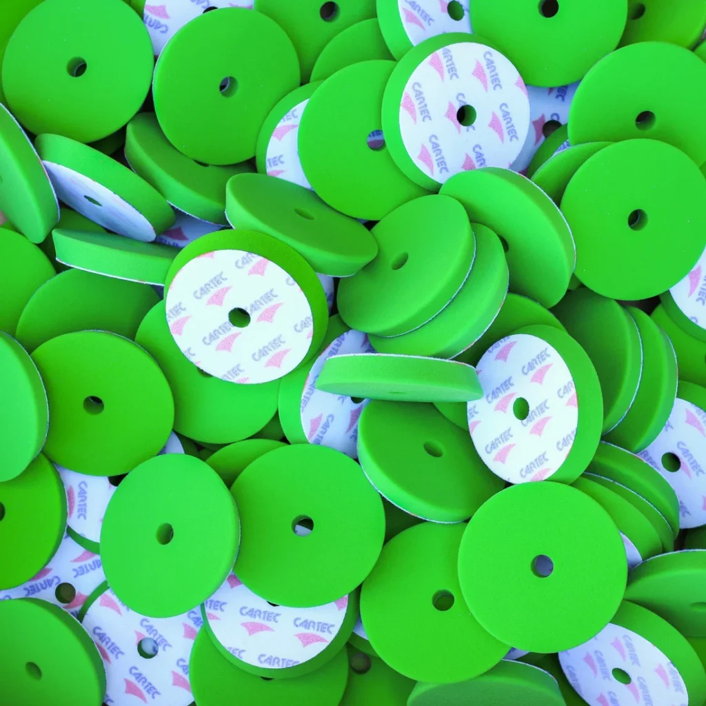 Pads verts Refinish regroupés pour le stockage