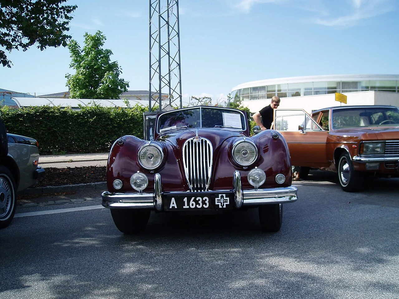 Jaguar XK 140 de 1956 &mdash; Copenhagen Historic Grand Prix 2006 &mdash; galerie Passion Auto de S&eacute;bastien Cartec