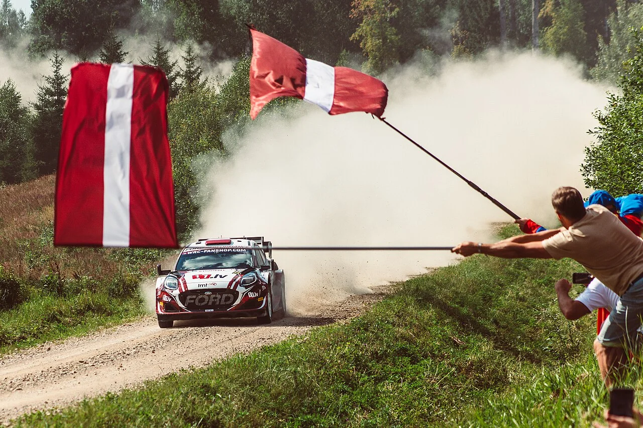 Ford de Mārtiņ&scaron; Sesks en sp&eacute;ciale &mdash; Rallye de Lettonie 2024 &mdash; galerie Passion Auto de S&eacute;bastien Cartec