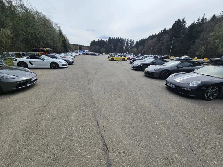 All&eacute;e bord&eacute;e de Porsche et de visiteurs &mdash; Porsche Days 2026