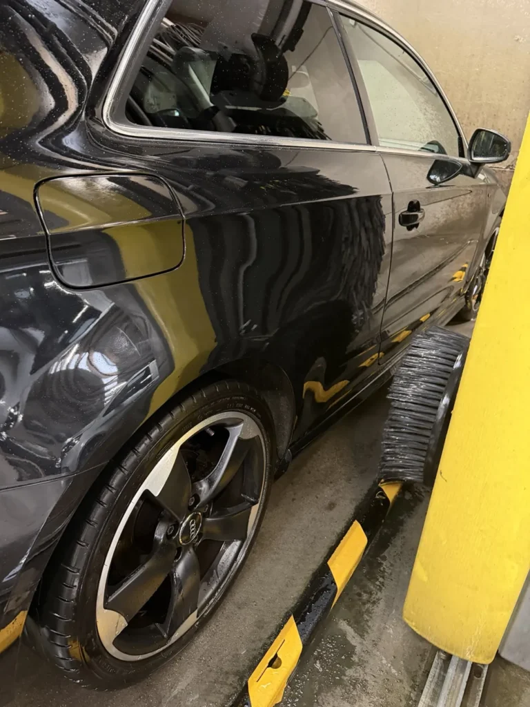 Aspect de la carrosserie apr&egrave;s le lavage