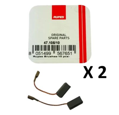 Rupes charbons moteur lhr 15/21e 2 pièces. 47.105 — lot de 2
