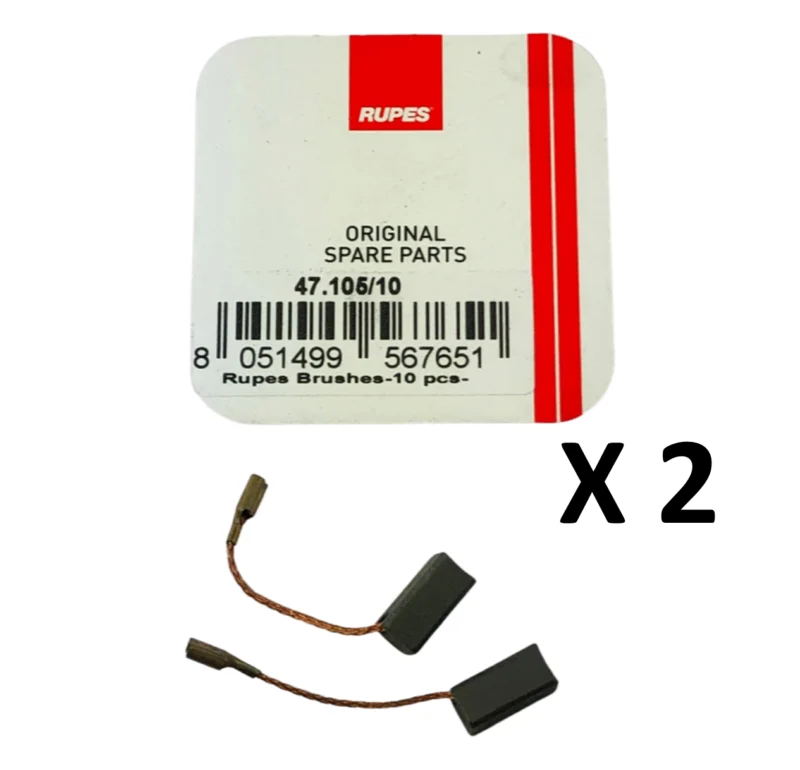Rupes charbons moteur lhr 15/21e 2 pièces. 47.105 — lot de 2