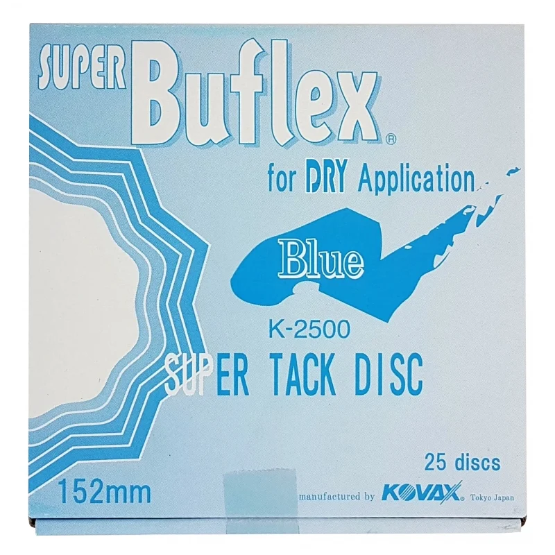Kovax Buflex Dry bleu 152mm P2500 25 pièces — lot de 25