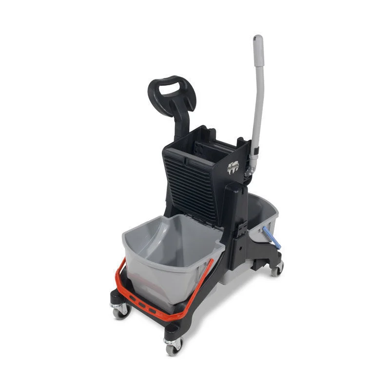 Numatic seau sur roulettes MMT1616B inclus. presse 2×16 litres. (sans mop) — lot de 2 × 16 litres